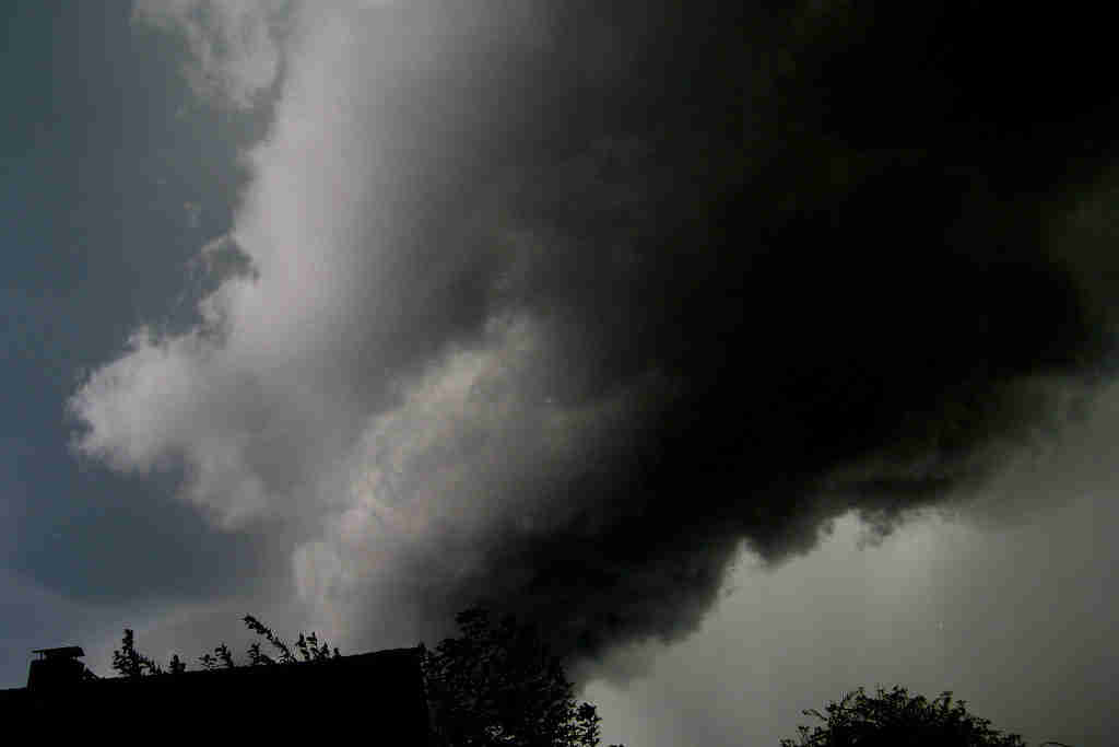 Blitzeinschlag Wohnhaus Bramfelder Redder