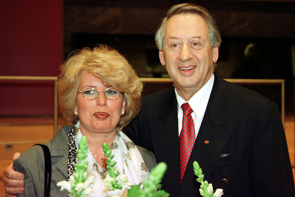 Paul Spiegel mit seiner Frau Gisle Spatz